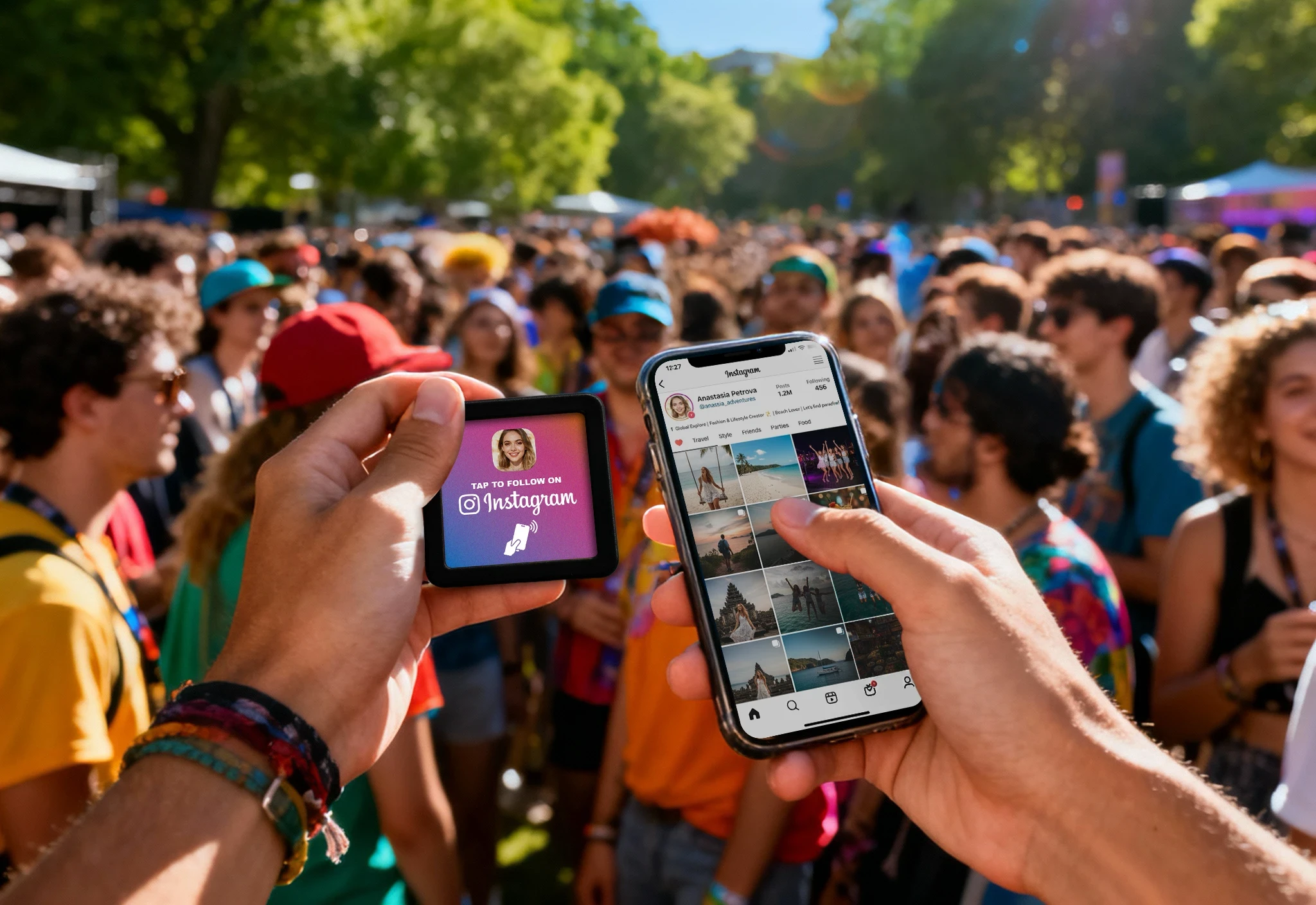 Easily Share Your Instagram Profile with NFC