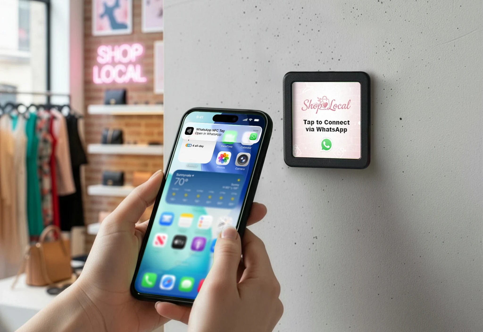 Easily Share Your WhatsApp with NFC